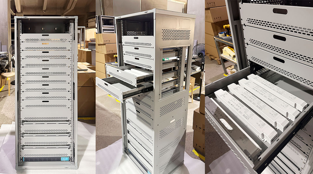 驅(qū)動+強(qiáng)電一體化解決方案：來看瑪徳克創(chuàng)新1.6米設(shè)備中心定制箱。