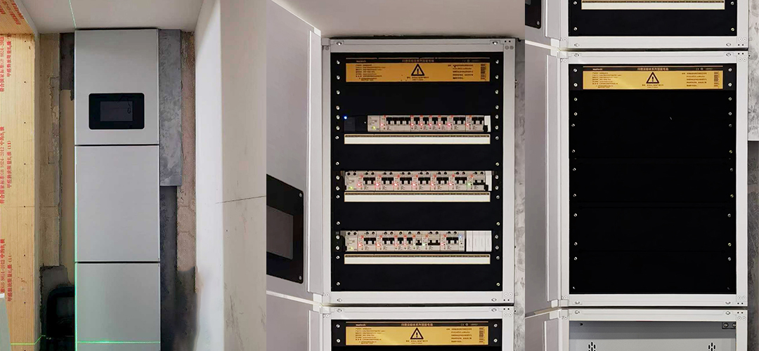 美觀與安全兼得：看我們?nèi)绾斡谩捌唇有g(shù)”搞定強(qiáng)、弱電箱及分集水器三箱的結(jié)合。